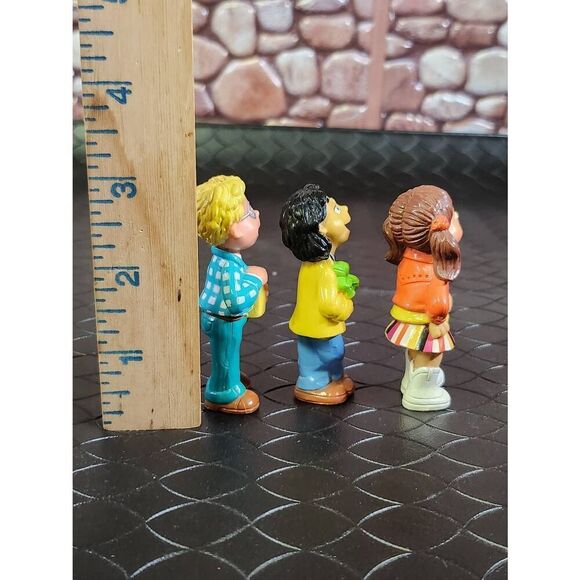 3 Vintage Sesame Street Puzzle Place Kids Figures #B11 - Picture 6 of 6